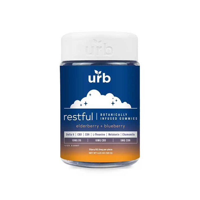 URB Restful Botanically Infused Gummies 1875MG