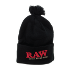Pompom Hat-Black
