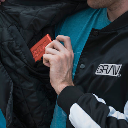 GRAV® Satin Bomber Jacket