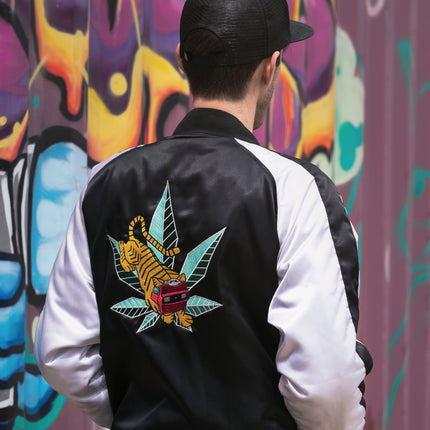 GRAV® Satin Bomber Jacket