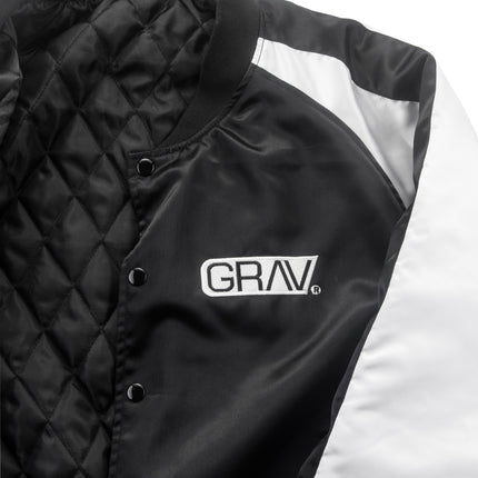 GRAV® Satin Bomber Jacket