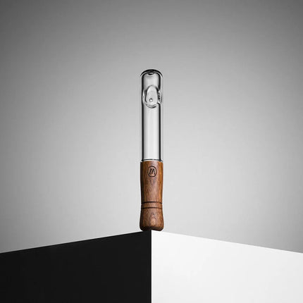 Marley Natural Glass & Walnut Steamroller