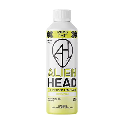 Alien Head D9 THC Lemonade | 16oz | 128mg | 4ct - Vape Boss