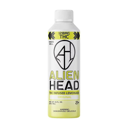 Alien Head D9 THC Lemonade | 16oz | 128mg | 4ct - Vape Boss