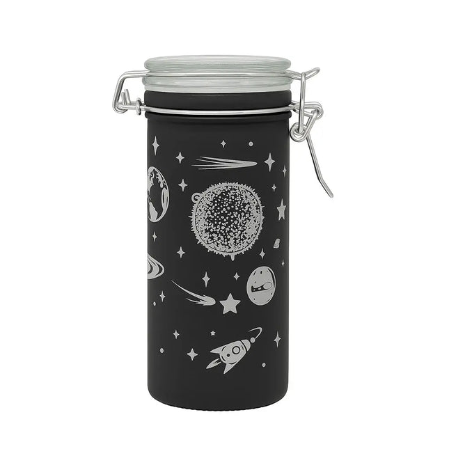 BLACK FROSTED - GALAXY STORAGE JAR - Vape Boss