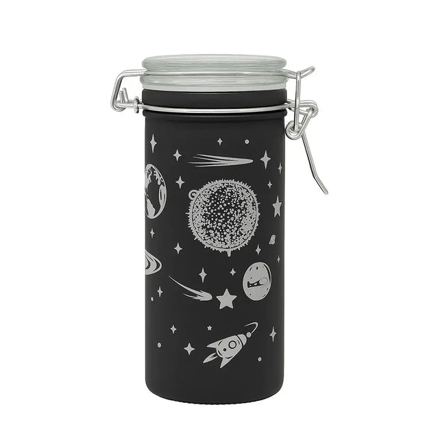 BLACK FROSTED - GALAXY STORAGE JAR - Vape Boss