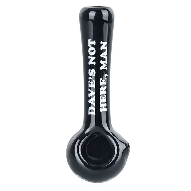 Cheech & Chong Dave's Not Here, Man Glass Spoon Pipe - 4.5" - Vape Boss
