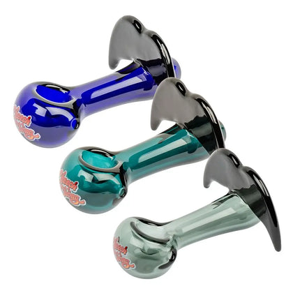 Cheech & Chong Glass Moustache Ride Spoon Pipe | 4" - Vape Boss