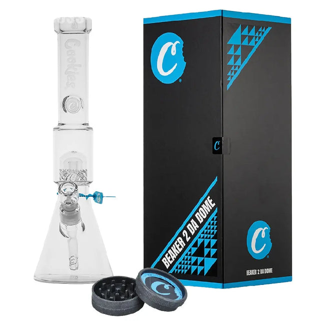 Cookies 2 Da Dome Beaker Glass Water Pipe w/ Perc - 17" / 14mm F - Vape Boss