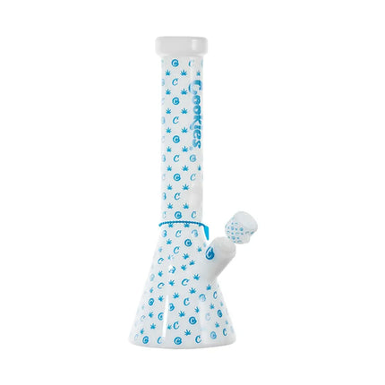 Cookies V Beaker Glass Water Pipe | 13.75" | 14mm F - Vape Boss