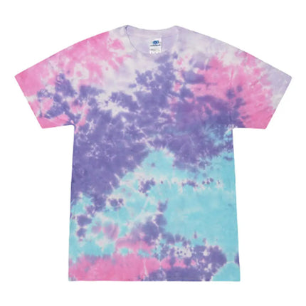 Cotton Candy Short Sleeve Tie-Dye T-Shirt - Vape Boss