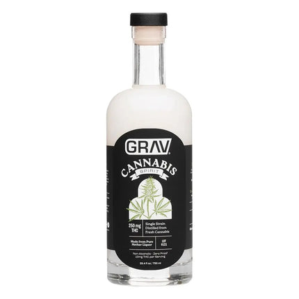GRAV Black Label D9 THC Spirits - 250mg / 750ML - Vape Boss