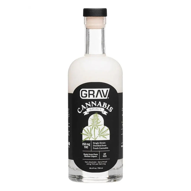 GRAV Black Label D9 THC Spirits - 250mg / 750ML - Vape Boss