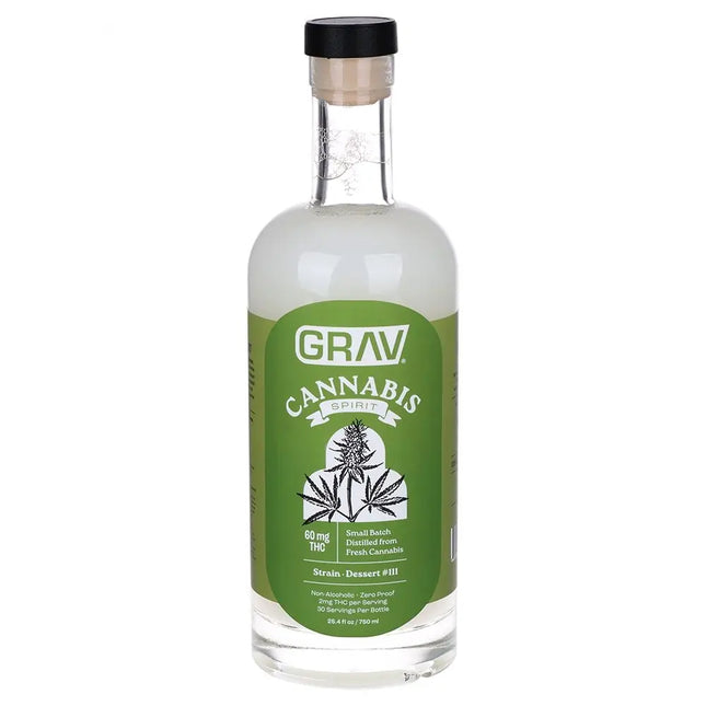 GRAV Green Label D9 THC Spirits - 60mg / 750ml - Vape Boss