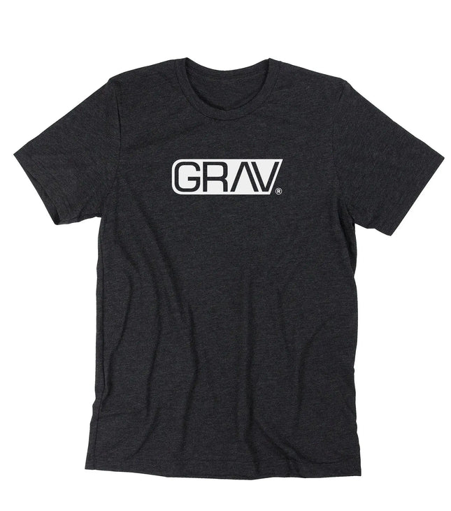 GRAV® Heather Black Logo T-Shirt - Vape Boss