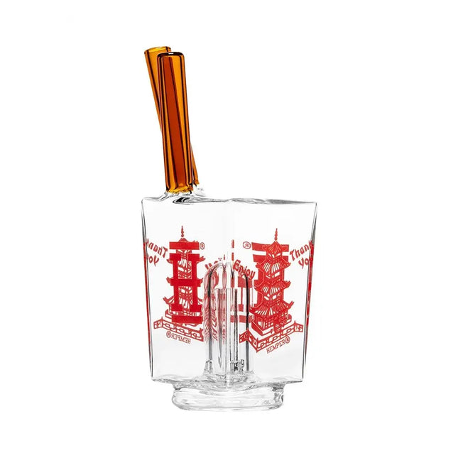 Hemper Chinese Takeout Glass Attachment for Puffco Peak & Peak Pro - 5.25 - Vape Boss