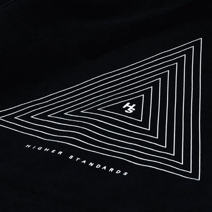 Higher Standards Hoodie - Concentric Triangle - Vape Boss