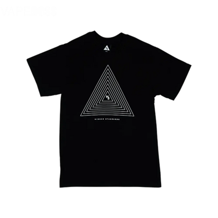 Higher Standards T-Shirt - Concentric Triangle - Vape Boss