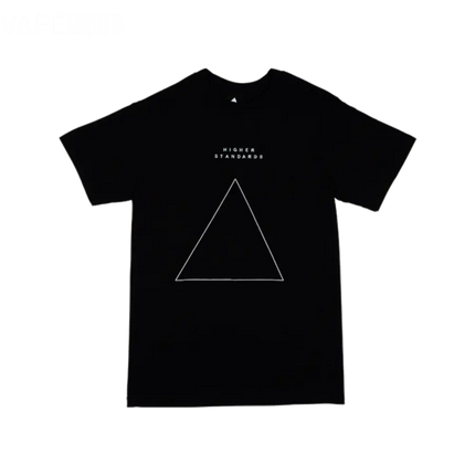 Higher Standards T-Shirt - Embroidered Triangle - Vape Boss