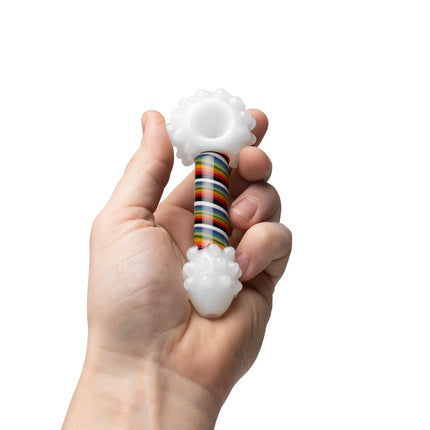 Human Grade Rainbow Spoon Pipe - Vape Boss