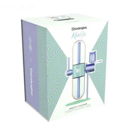 Khalifa x Stündenglass Gravity Infuser - Violet Sky / Mints - Vape Boss