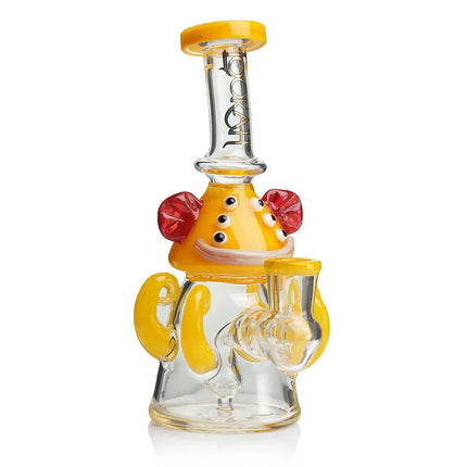 Lookah Glass 10" Mini Cute Six Eyes Clown Water Pipe - Vape Boss