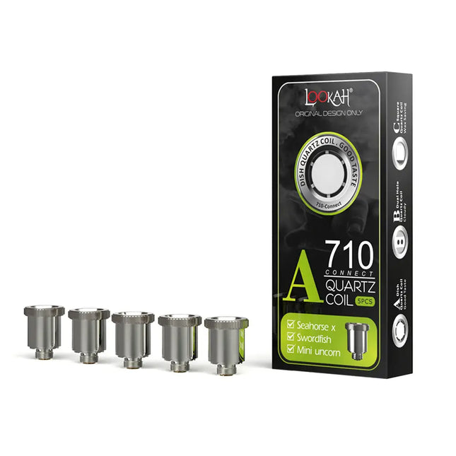 Lookah Seahorse X 710 Connect Quartz Coil | Dish - Vape Boss
