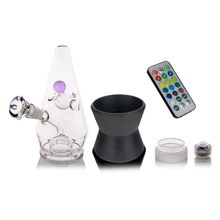 MJ Arsenal Hippie Hitter Glass Water Pipe - 8.75" / 14mm F / LE - Vape Boss