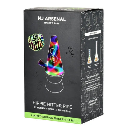 MJ Arsenal Hippie Hitter Glass Water Pipe - 8.75" / 14mm F / LE - Vape Boss