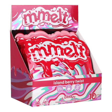 Mmelt Microdose Mushroom Gummies | 6g | 10pc | 6pk Display - Vape Boss