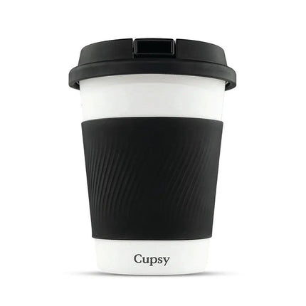 Puffco Cupsy Coffee Cup Water Pipe - 5" / Black - Vape Boss
