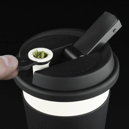 Puffco Cupsy Coffee Cup Water Pipe - 5" / Black - Vape Boss