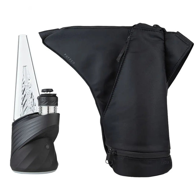 Puffco Peak Pro 3DXL Chamber eRig & Travel Bag Bundle Onyx Smoke Drop
