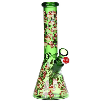 Pulsar Greatest Hits Series Glow Herb Pipe Duo / 10" / 14mm F Smoke Drop