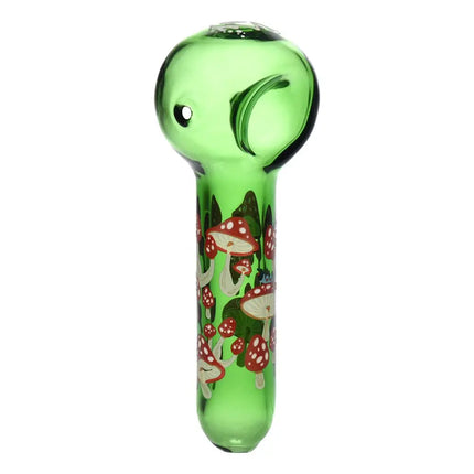 Pulsar Greatest Hits Series Glow Herb Pipe Duo / 10" / 14mm F Smoke Drop