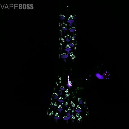 Pulsar Greatest Hits Series Glow Herb Pipe Duo / 10" / 14mm F Smoke Drop