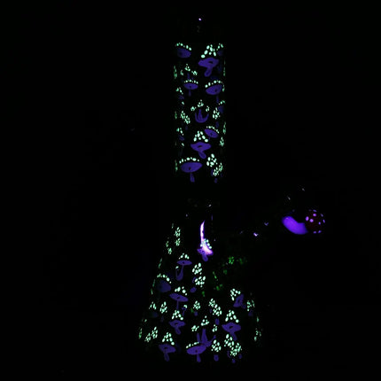 Pulsar Greatest Hits Series Glow Herb Pipe Duo / 10" / 14mm F Smoke Drop