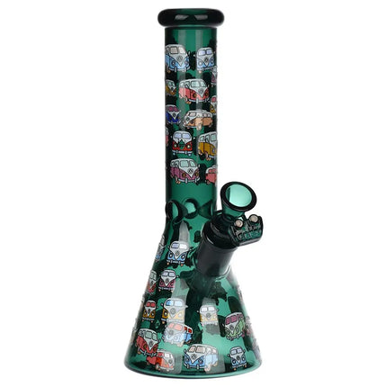 Pulsar Greatest Hits Series Glow Herb Pipe Duo / 10" / 14mm F Smoke Drop