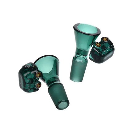 Pulsar Greatest Hits Series Glow Herb Pipe Duo / 10" / 14mm F Smoke Drop