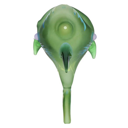Shark Attack Sandblasted Glass Hand Pipe - 5" / Colors Vary - Vape Boss