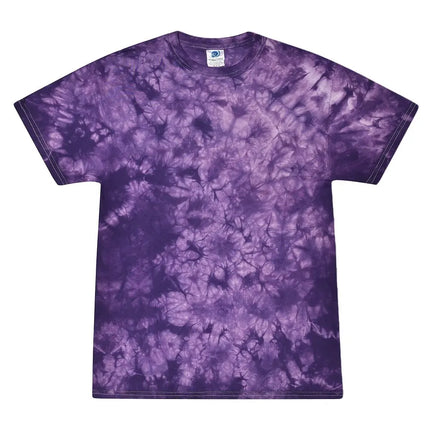 Short Sleeve Tie Dye T-Shirt | Crystal Purple - Vape Boss