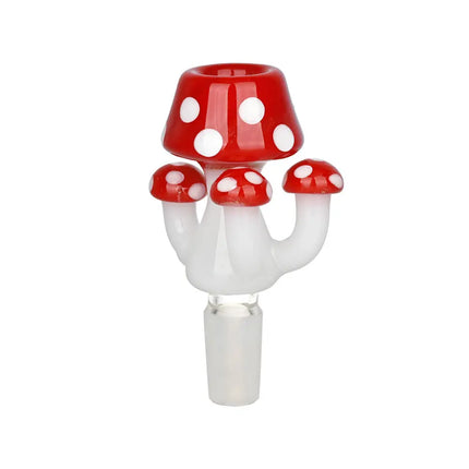 Shroom Family Herb Slide - 14mm M / Red - Vape Boss