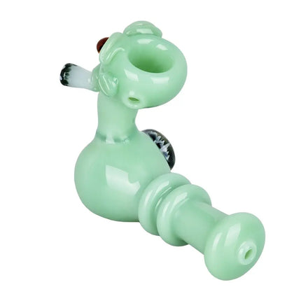 Smoking Alien Glass Hand Pipe - 5" - Vape Boss