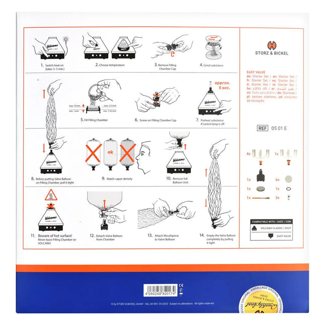 Storz & Bickel Volcano Vaporizer Easy Valve Starter Set - Vape Boss
