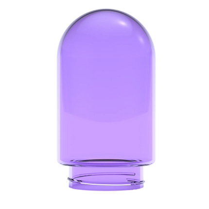 Stündenglass Single Purple Glass Globe (Large) - Vape Boss