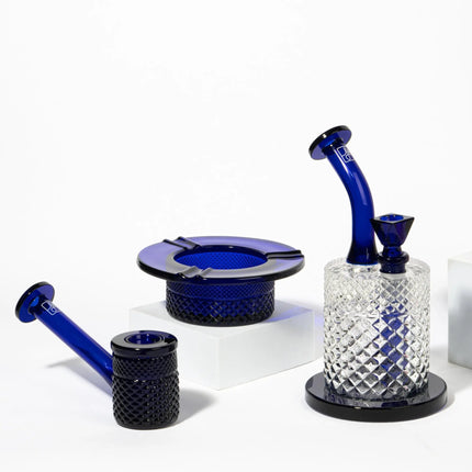 Twenties Collection Hand Pipe | Cobalt - Vape Boss