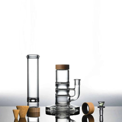Vitae Glass T.H.C Bong - 16" (Triple Honey Comb) - Vape Boss