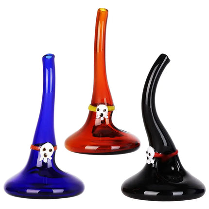 Witch's Hat Glass Hand Pipe - 4" / Colors Vary - Vape Boss