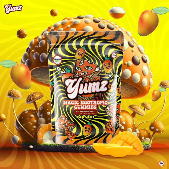 YUMZ - Mango ( Magic Nootropic Gummies ) - Vape Boss