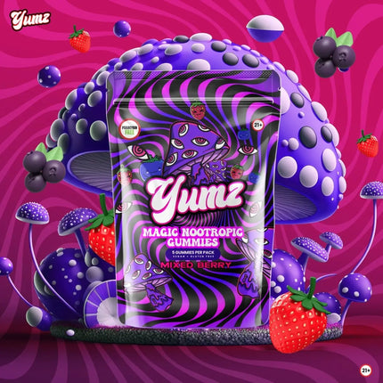 YUMZ - Mixed Berry ( Magic Nootropic Gummies ) - Vape Boss